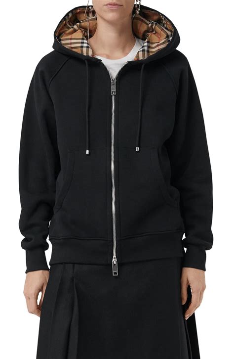 black burberry hoodie women& 39|heavy weight hoodie burberry.